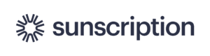 Sunscription logo in black