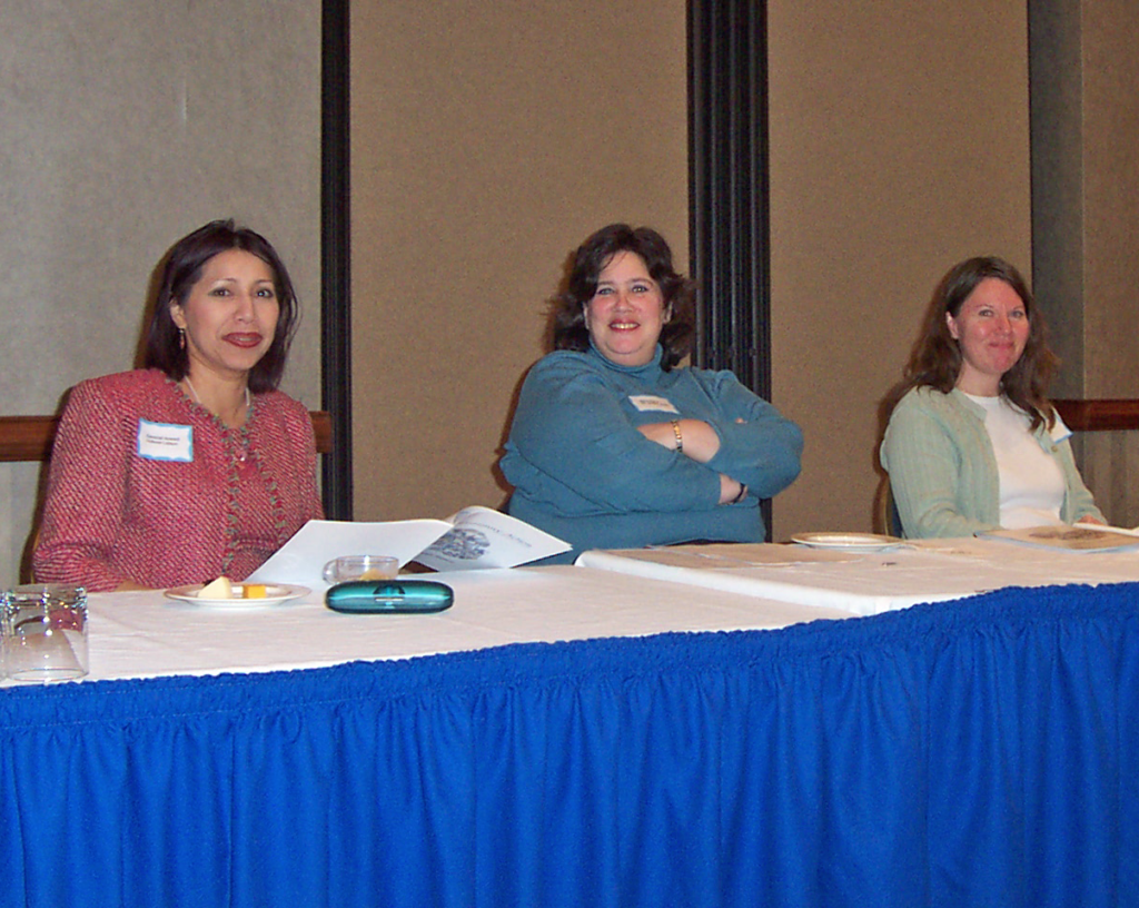 Staff members at 2005 Annual Meeting